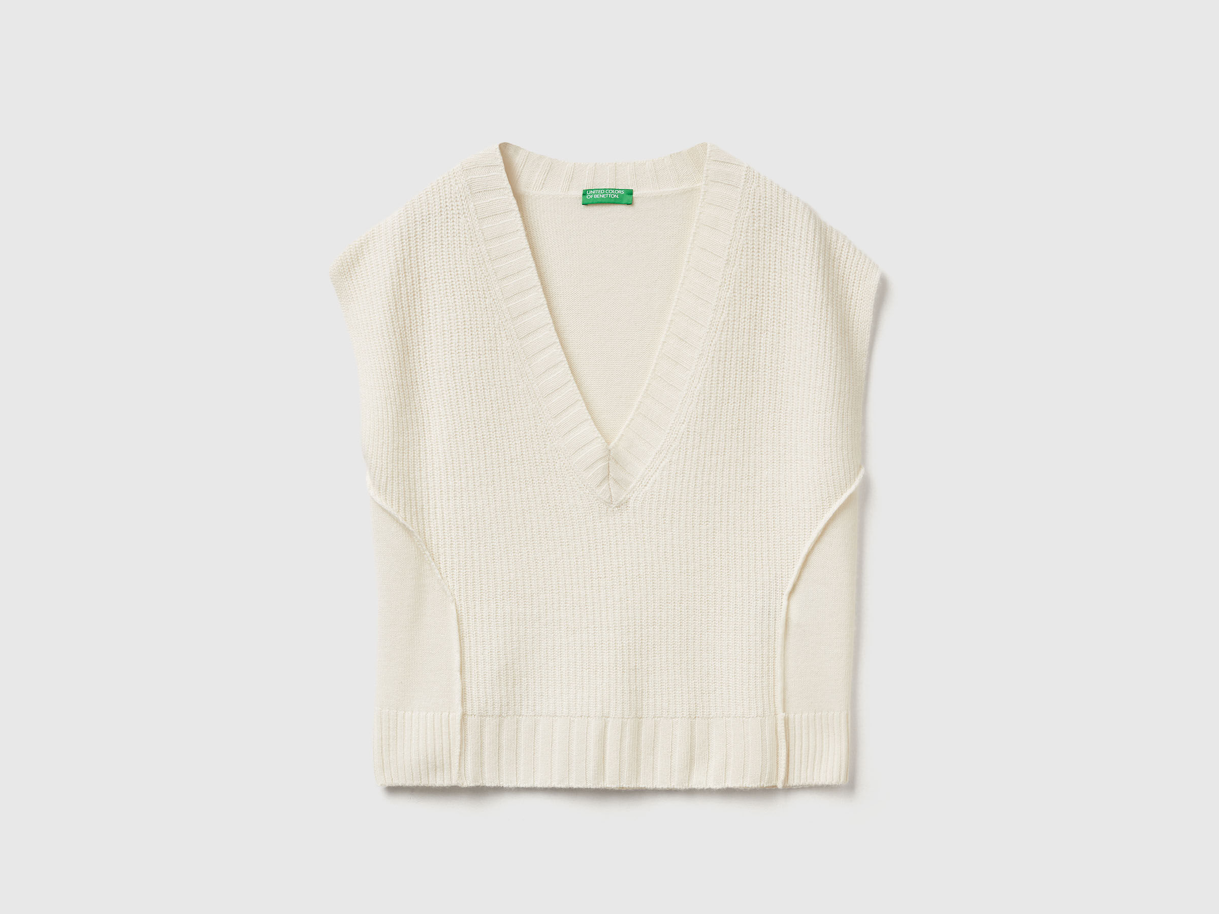 S/L V NECK SWEATER Damen image number 5